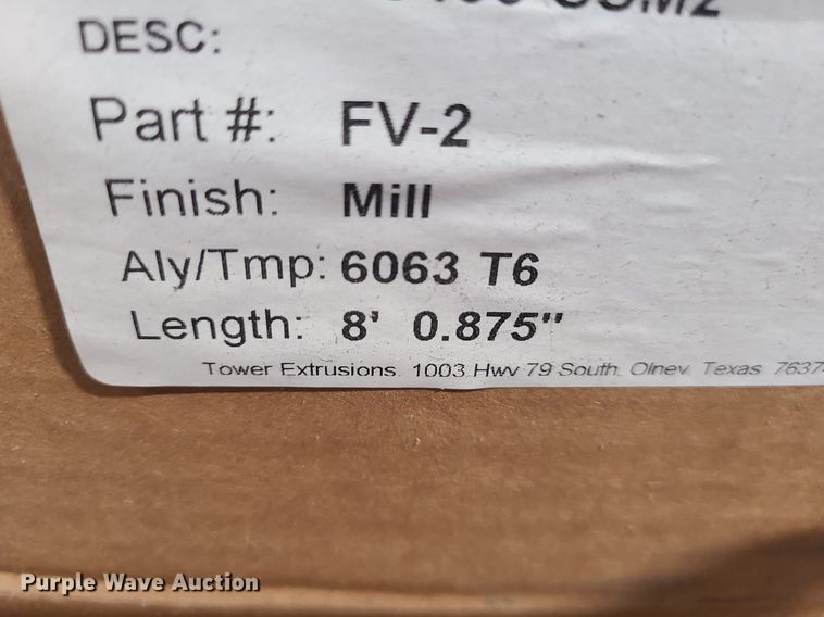 image for item MG9776 Aluminum angles