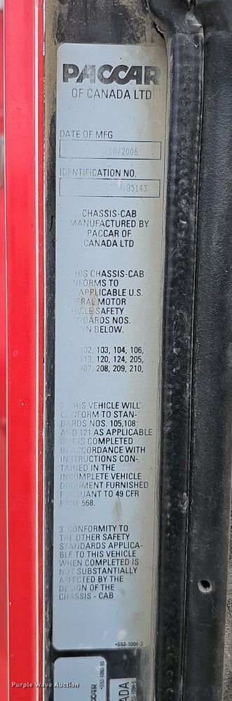 image for item MH9394 2007 Kenworth T300  truck cab and chassis