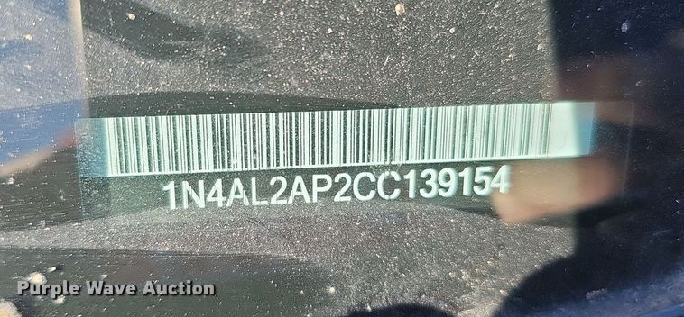 image for item MH9437 2012 Nissan Altima