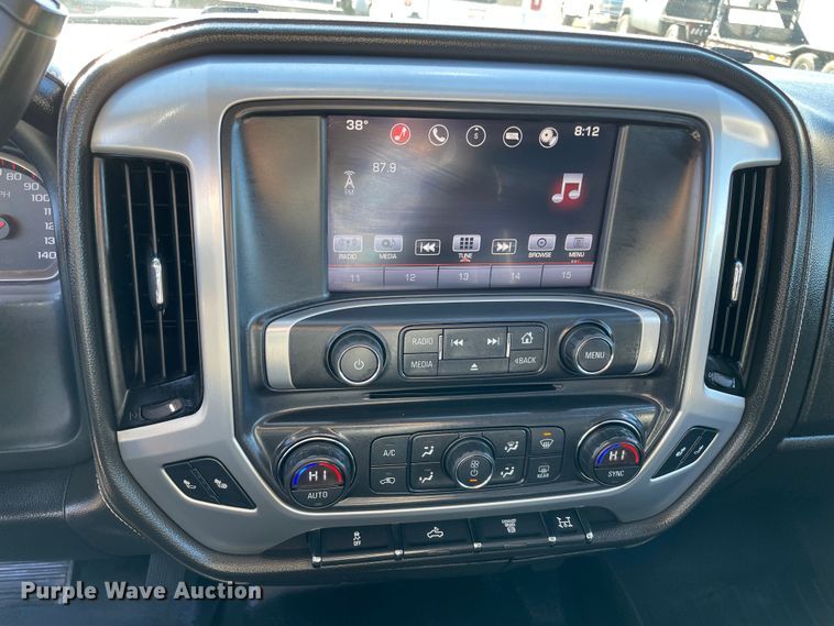 image for item MI9740 2016 GMC Sierra 3500HD  Crew Cab bale bed pickup truck