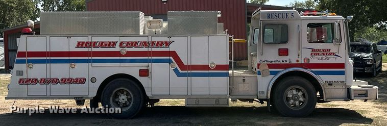 image for item ML9108 1985 Mack MC686FC  rescue vehicle