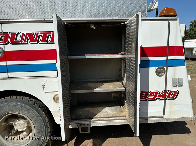 image for item ML9108 1985 Mack MC686FC  rescue vehicle