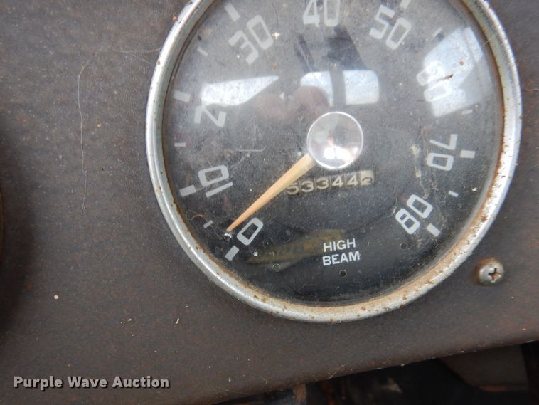 image for item MQ9471 1950 International L-162  pickup truck cab and chassis