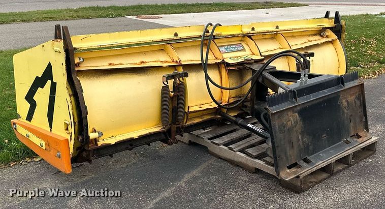 image for item MQ9478 Snow Wolf Ultra Series  skid steer snow plow