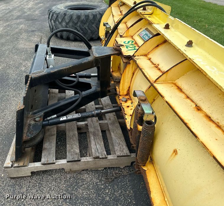 image for item MQ9478 Snow Wolf Ultra Series  skid steer snow plow