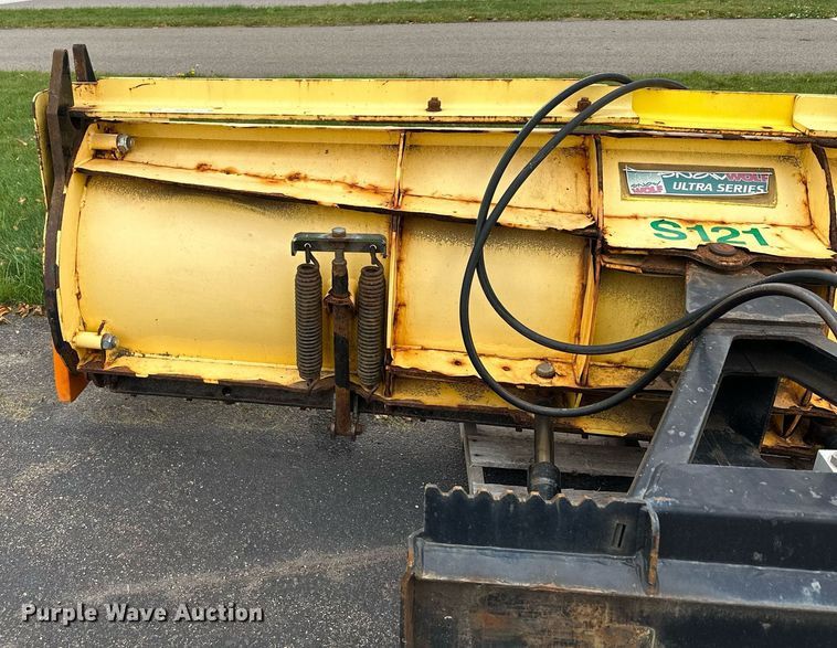 image for item MQ9478 Snow Wolf Ultra Series  skid steer snow plow