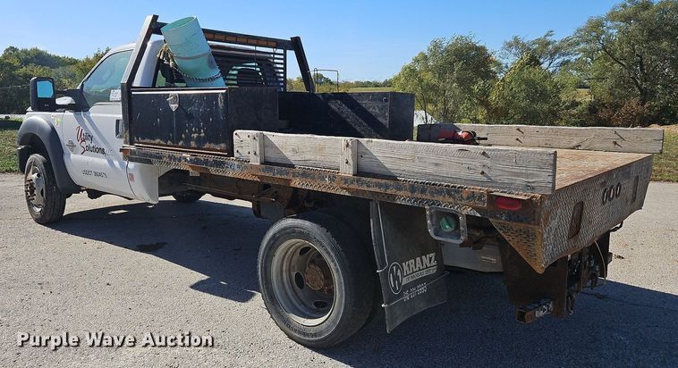 image for item MU9235 2012 Ford F550 Super Duty XL  flatbed truck