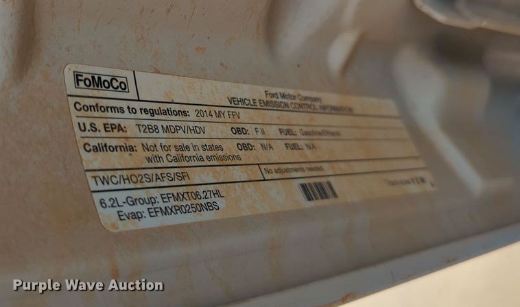 image for item MX9431 2014 Ford F250 Super Duty  Crew Cab flatbed pickup truck