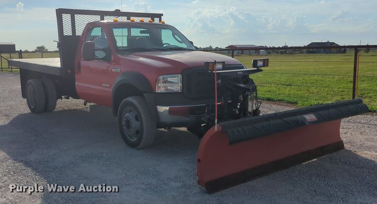 image for item MX9448 2006 Ford F550 Super Duty  dump flatbed truck