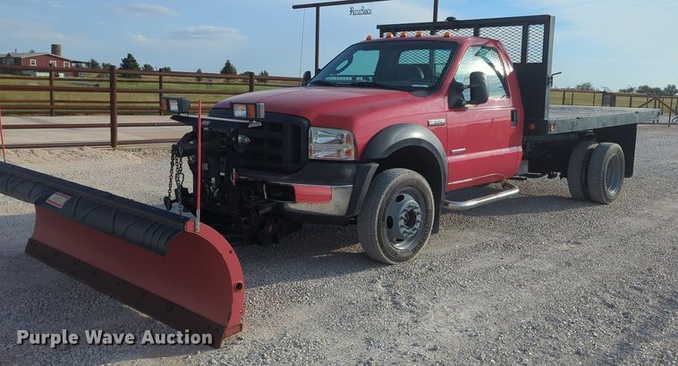 image for item MX9448 2006 Ford F550 Super Duty  dump flatbed truck