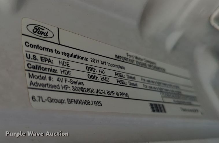 image for item MX9449 2011 Ford F550 Super Duty  utility / service truck