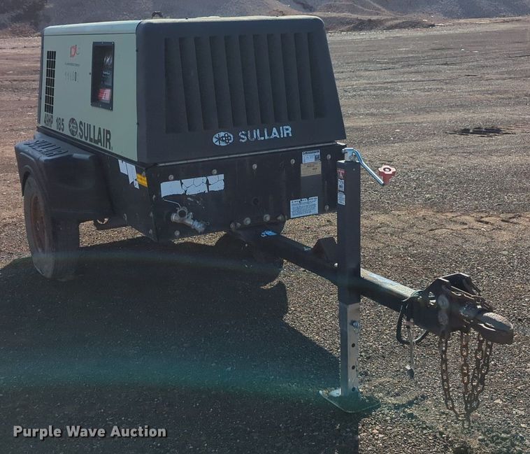 image for item MX9464 Sullair 185  air compressor