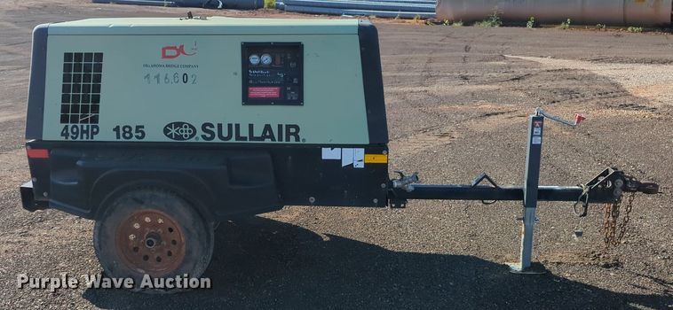 image for item MX9464 Sullair 185  air compressor