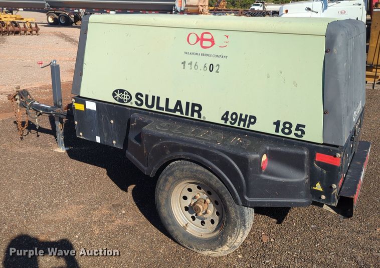 image for item MX9464 Sullair 185  air compressor