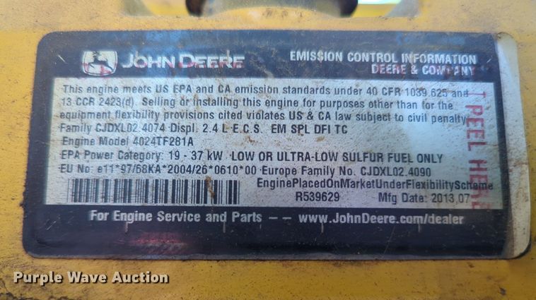 image for item MX9464 Sullair 185  air compressor