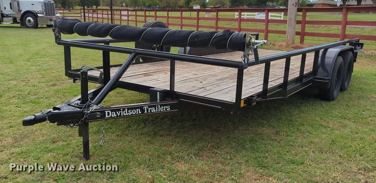 image for item MX9488 2021 Davidson Trailers  utility trailer
