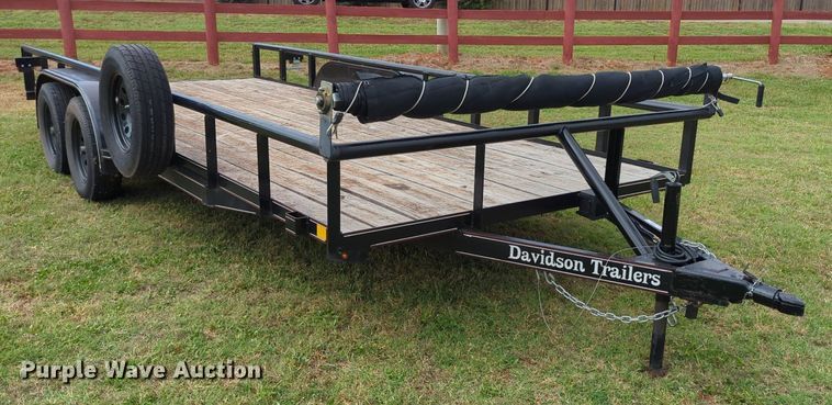 image for item MX9488 2021 Davidson Trailers  utility trailer