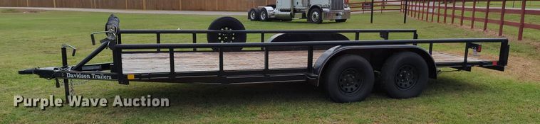 image for item MX9488 2021 Davidson Trailers  utility trailer