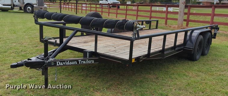 image for item MX9488 2021 Davidson Trailers  utility trailer