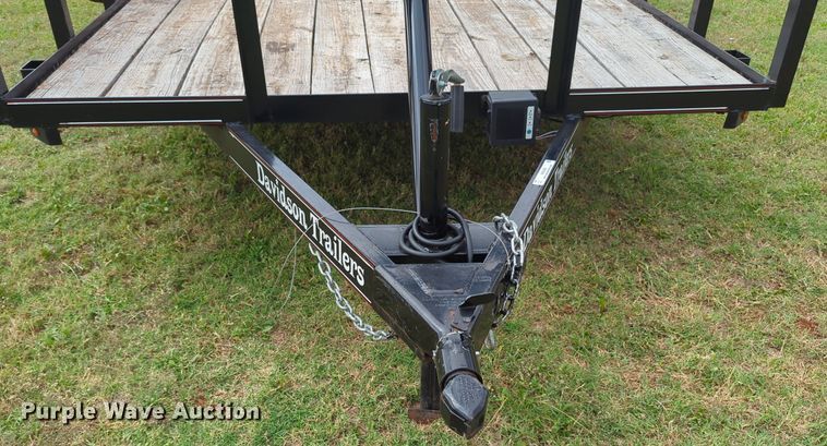 image for item MX9488 2021 Davidson Trailers  utility trailer