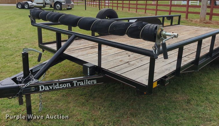 image for item MX9488 2021 Davidson Trailers  utility trailer