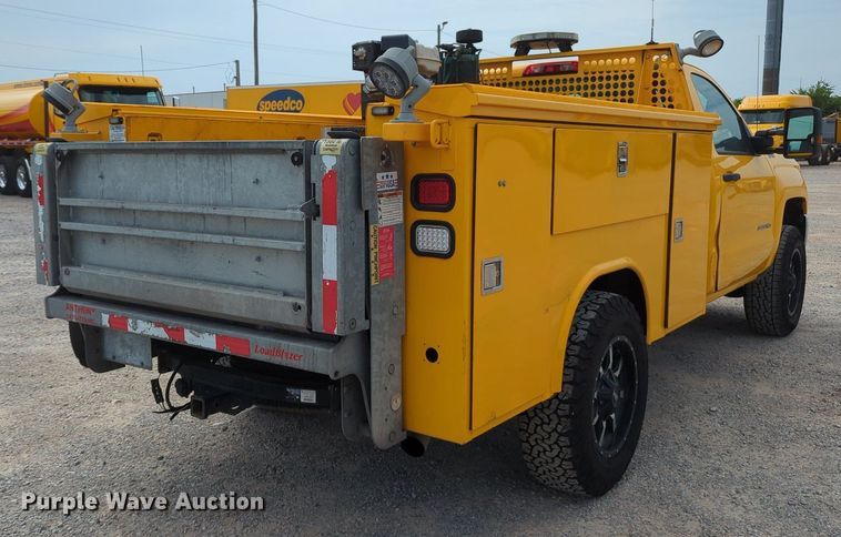 image for item MY9525 2017  Chevrolet Silverado 3500HD  utility bed pickup truck