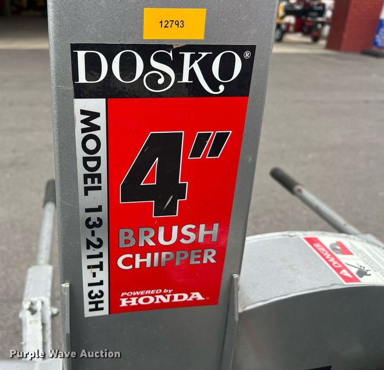 image for item NA9251 Dosko 13-21T-13H  wood chipper