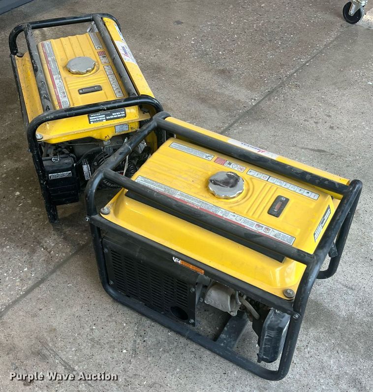 image for item NA9253 (2) Wacker GV2500 generators