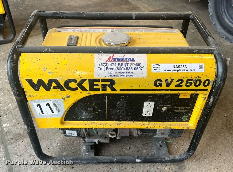 image for item NA9253 (2) Wacker GV2500 generators