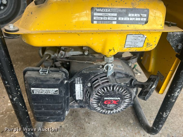 image for item NA9253 (2) Wacker GV2500 generators