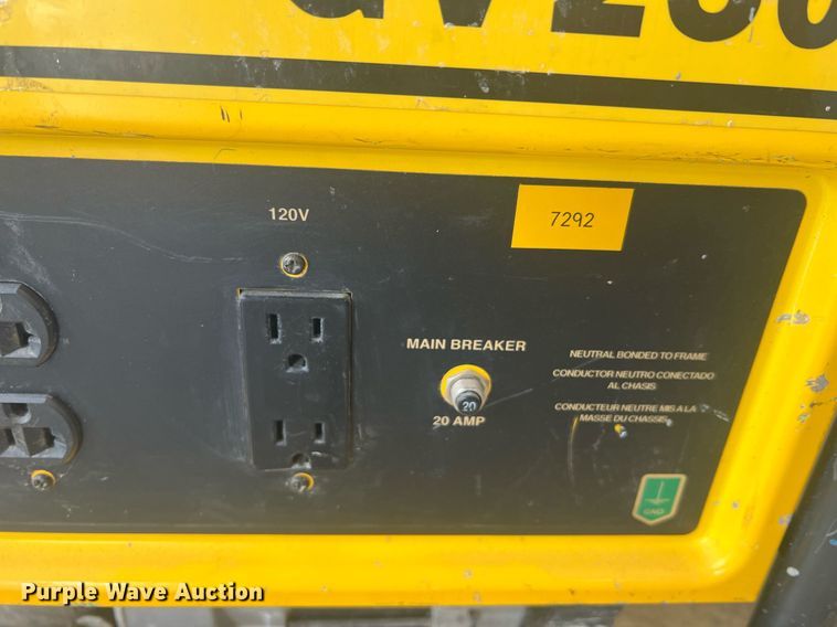 image for item NA9253 (2) Wacker GV2500 generators