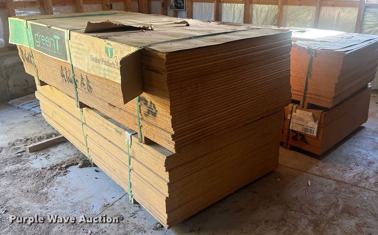 image for item NA9272 (4) bundles of veneer particle board
