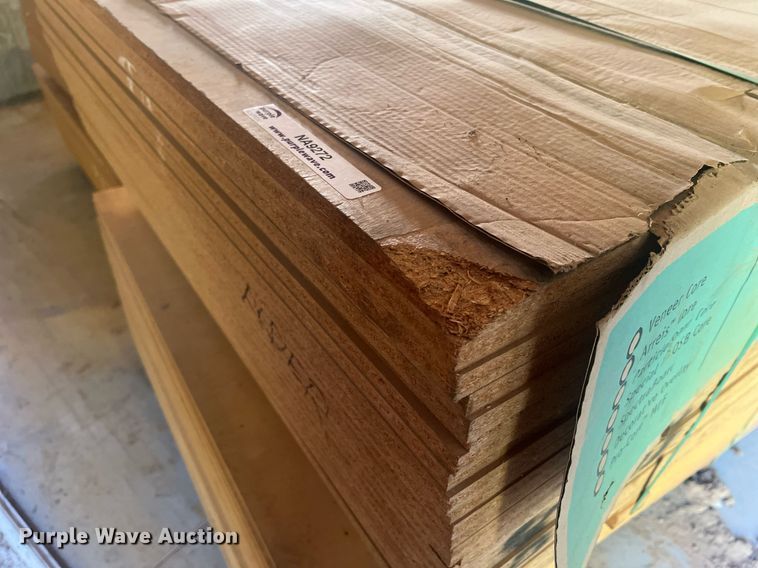 image for item NA9272 (4) bundles of veneer particle board