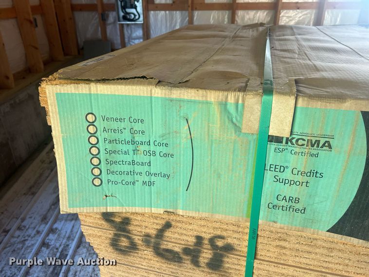 image for item NA9272 (4) bundles of veneer particle board