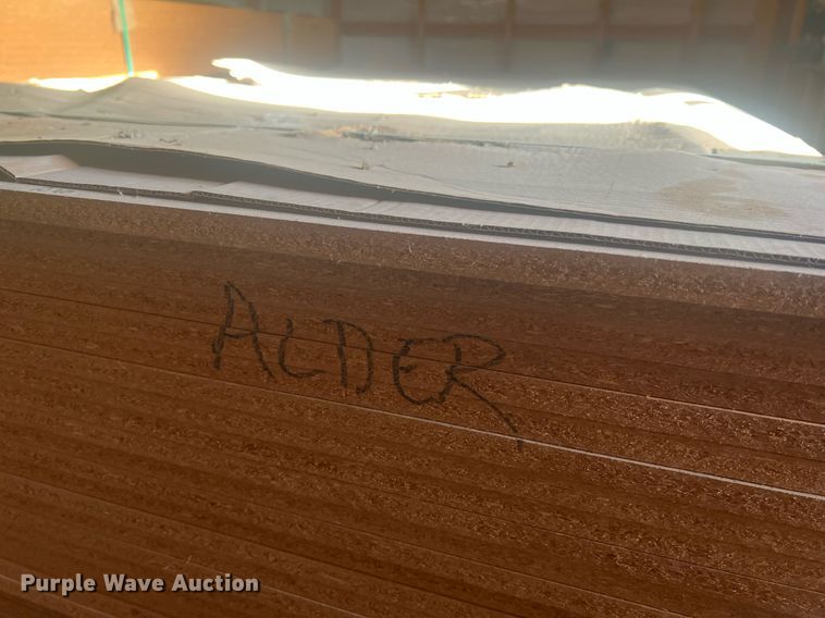 image for item NA9272 (4) bundles of veneer particle board