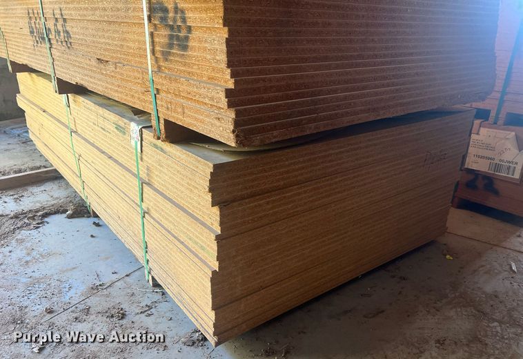 image for item NA9272 (4) bundles of veneer particle board