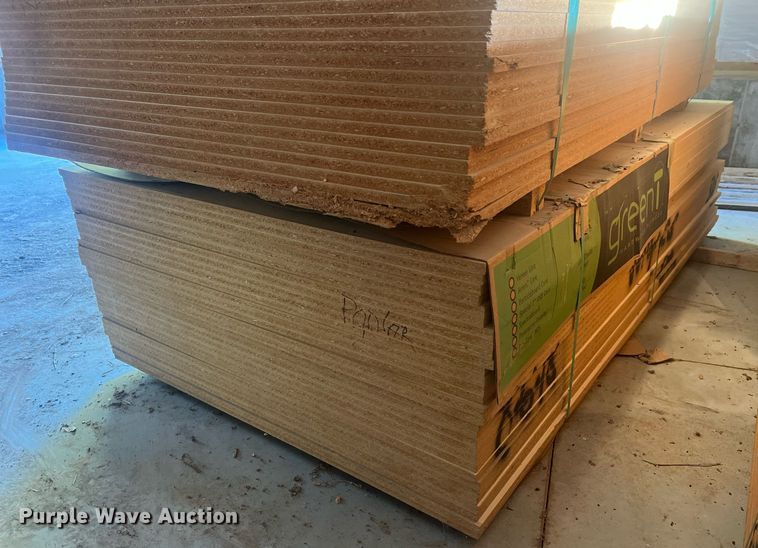 image for item NA9272 (4) bundles of veneer particle board