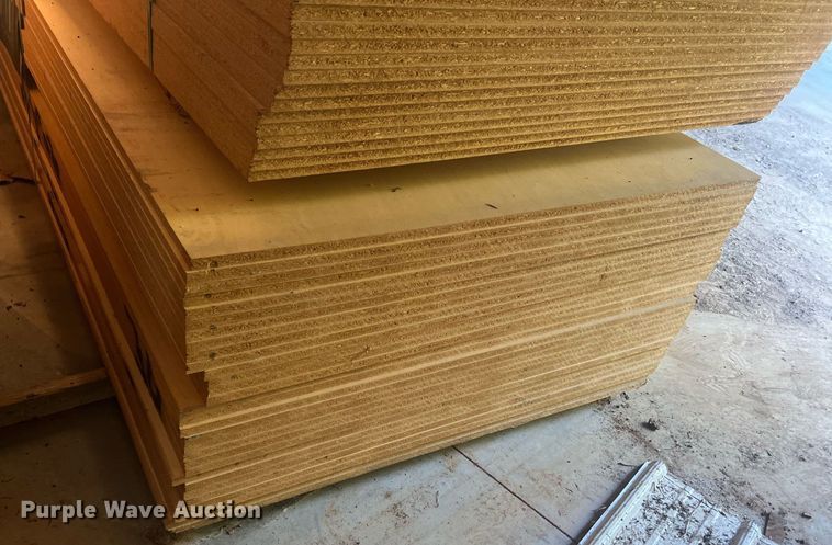 image for item NA9272 (4) bundles of veneer particle board