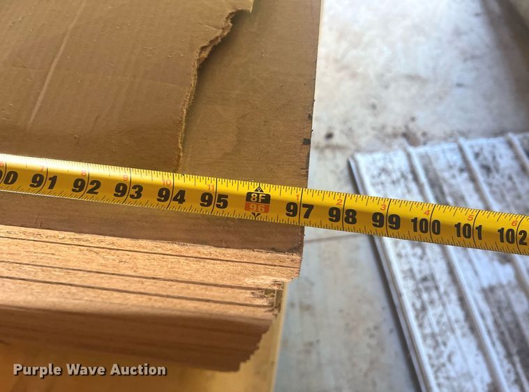 image for item NA9272 (4) bundles of veneer particle board