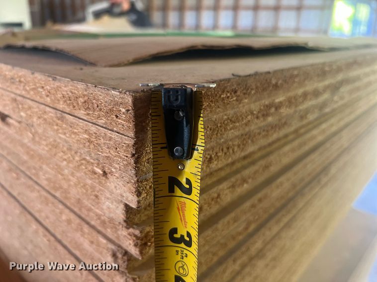 image for item NA9272 (4) bundles of veneer particle board