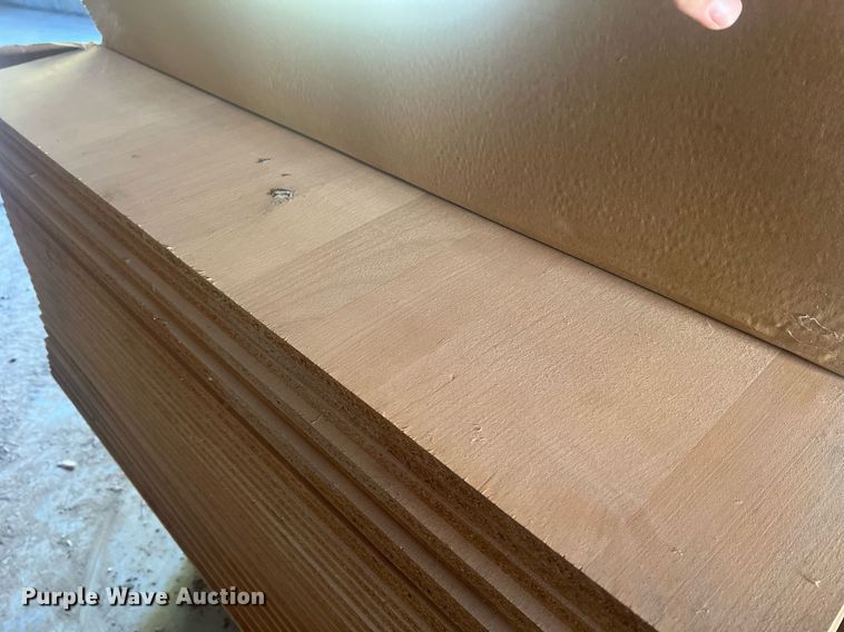 image for item NA9272 (4) bundles of veneer particle board