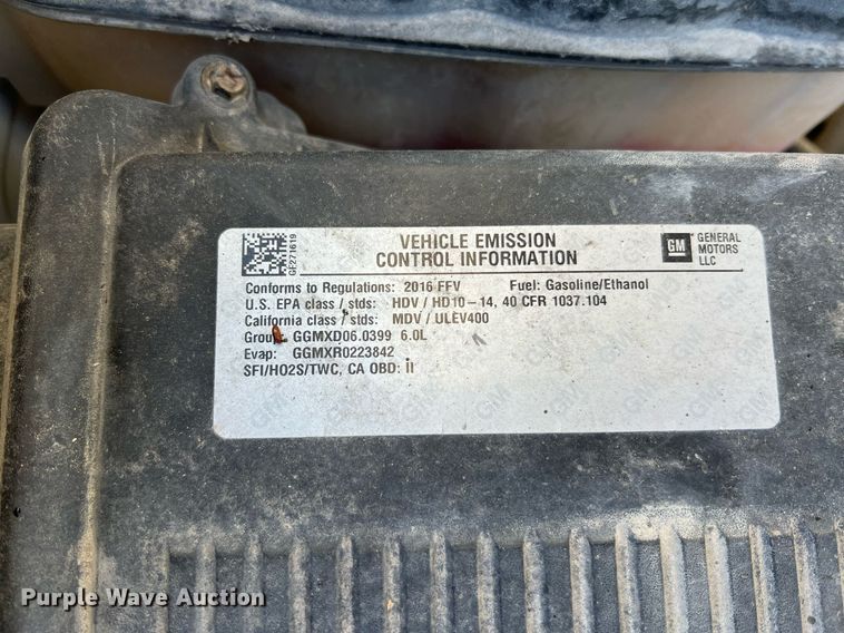 image for item NA9278 2016 GMC Sierra 3500HD Crew Cab pickup truck