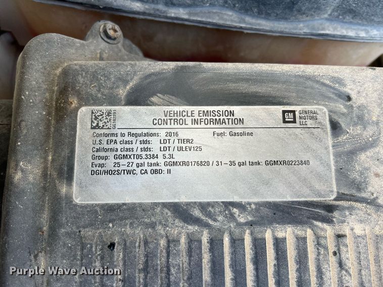 image for item NA9279 2016 Chevrolet Silverado 1500 LT Crew Cab pickup truck