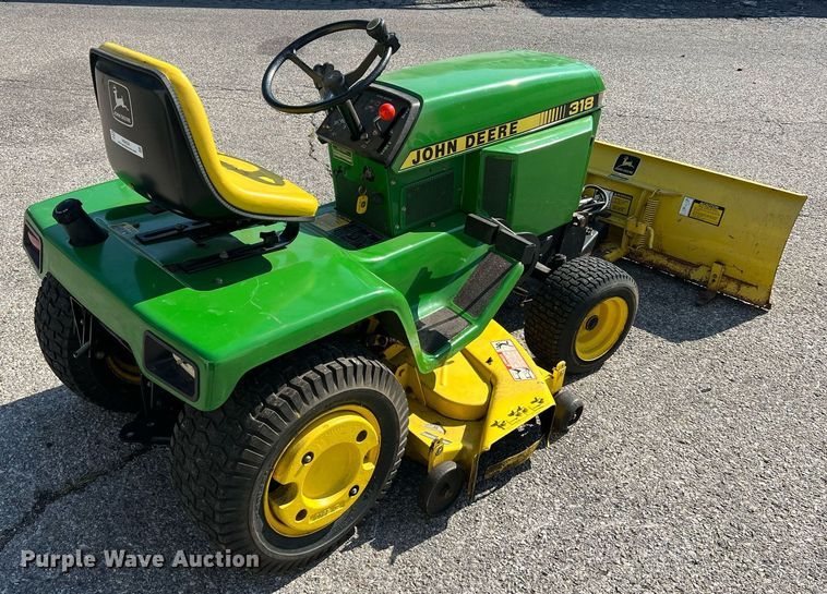 image for item NI9034 John Deere 318  lawn mower