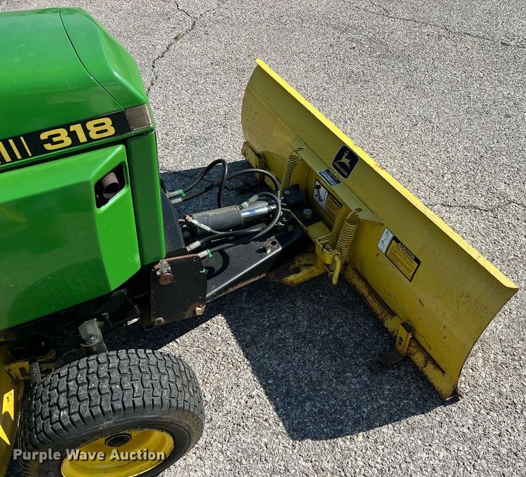image for item NI9034 John Deere 318  lawn mower