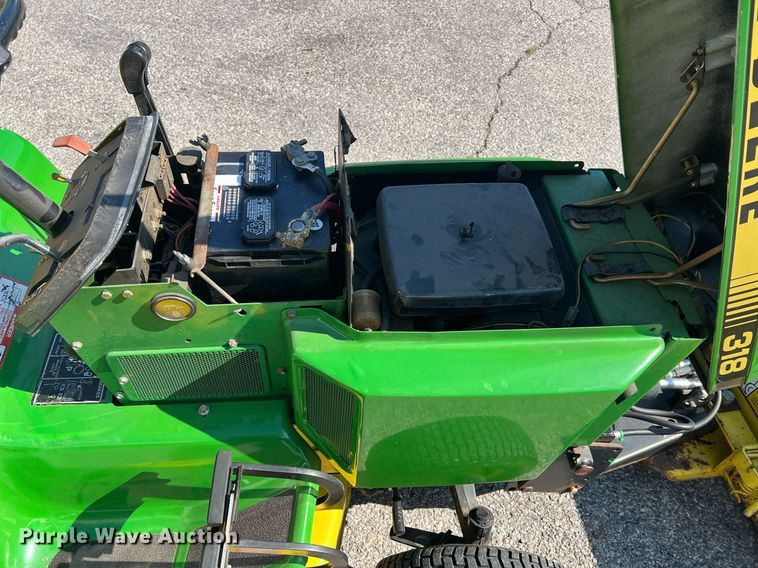 image for item NI9034 John Deere 318  lawn mower