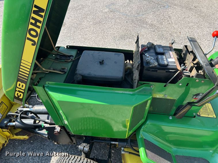 image for item NI9034 John Deere 318  lawn mower