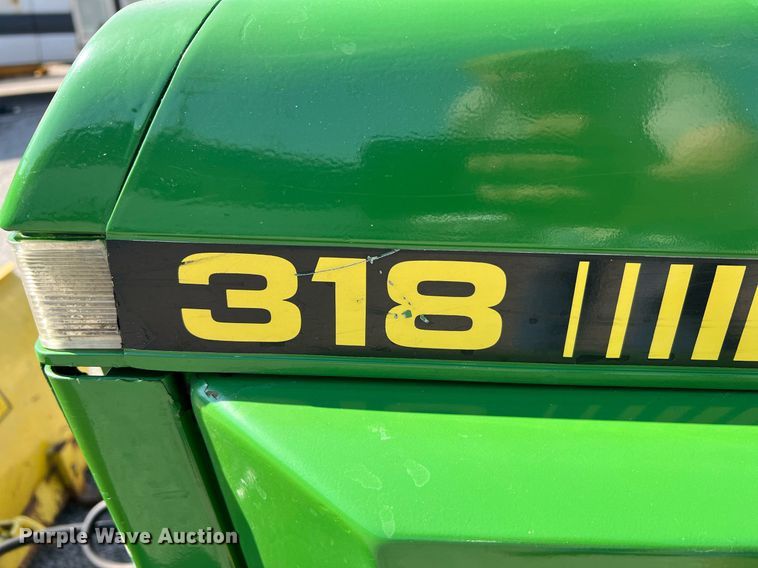 image for item NI9034 John Deere 318  lawn mower