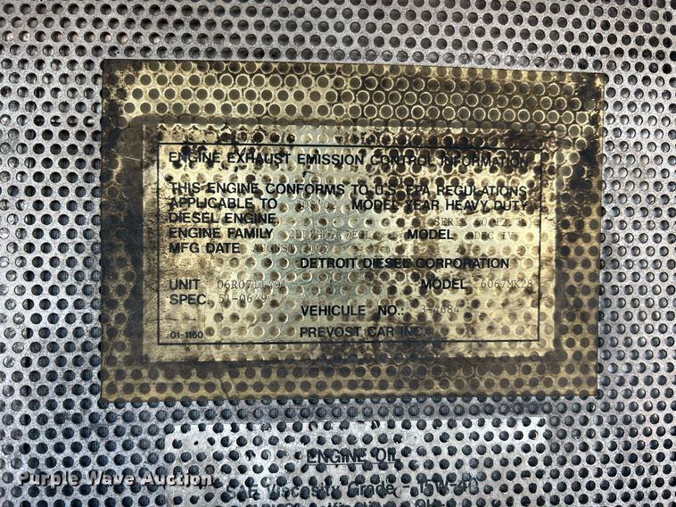 image for item NI9037 2003 Prevost  coach bus