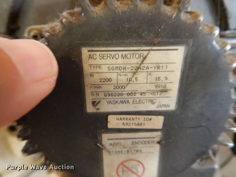 image for item NJ9862 1999 Motoman SK16MX  robotic welding arm system